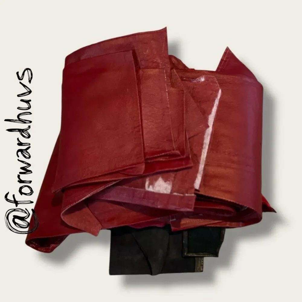 Scrap Suede Sewing Pieces & Leather Crafting Material  - 2 lbs 8 ounces